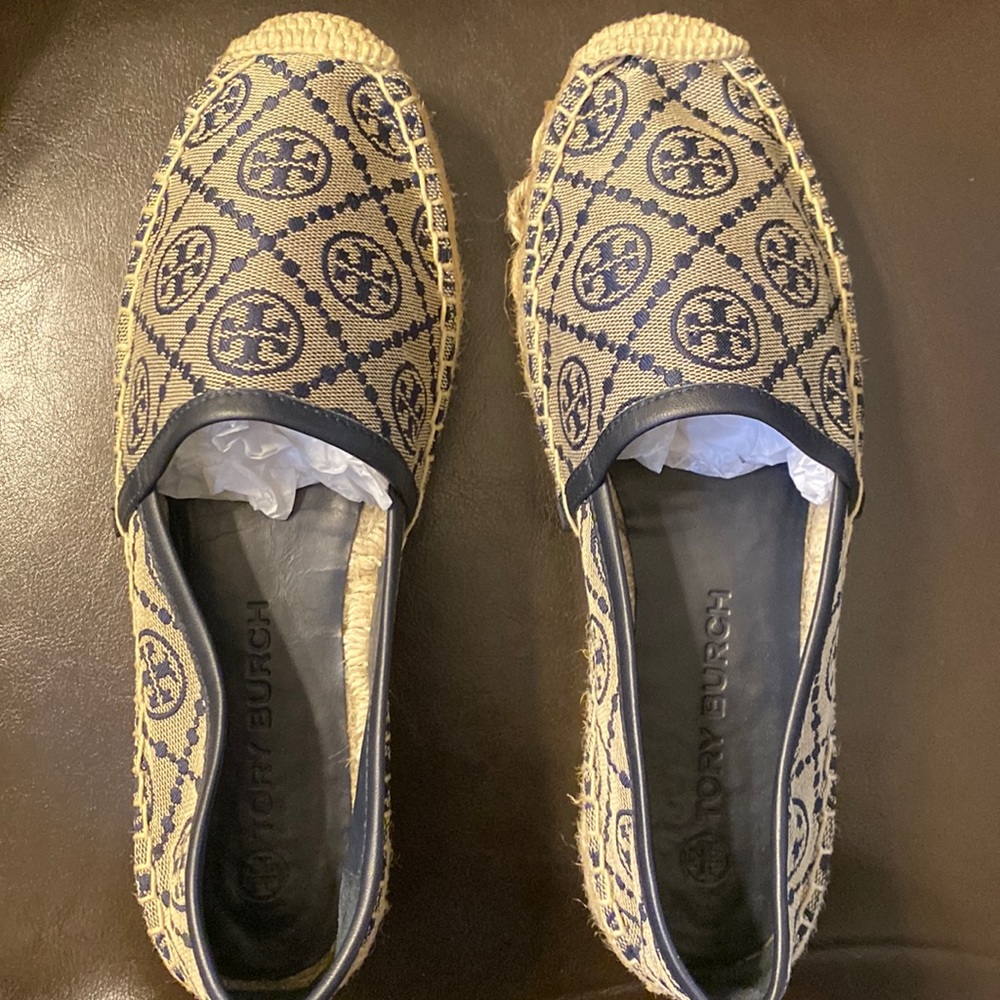 Tory Burch - T Monogram - Platform Espadrille - Size 6.5